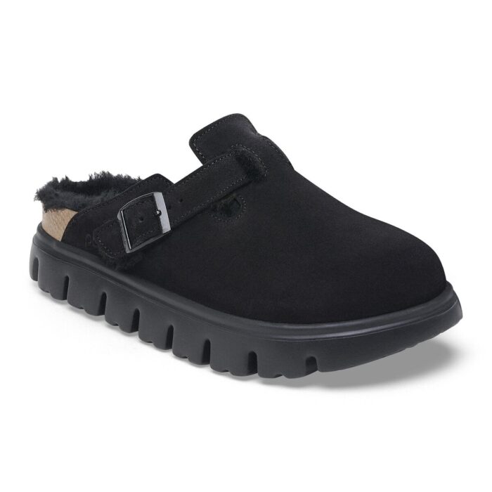 Boston Chunky Shearling Suede Leather