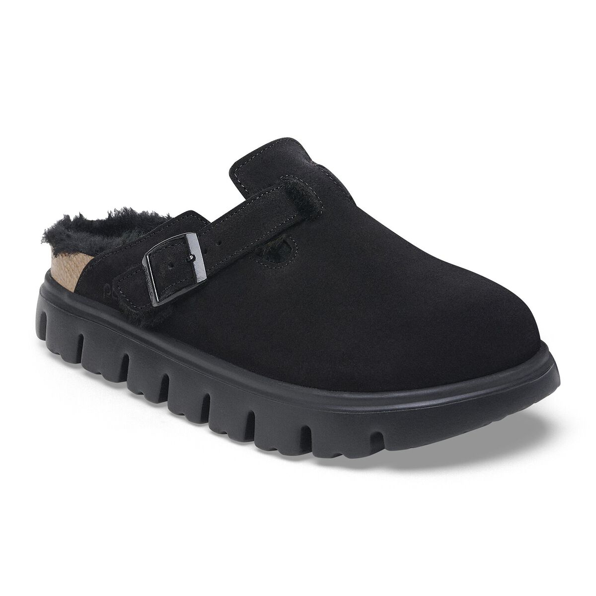 Boston Chunky Shearling Suede Leather