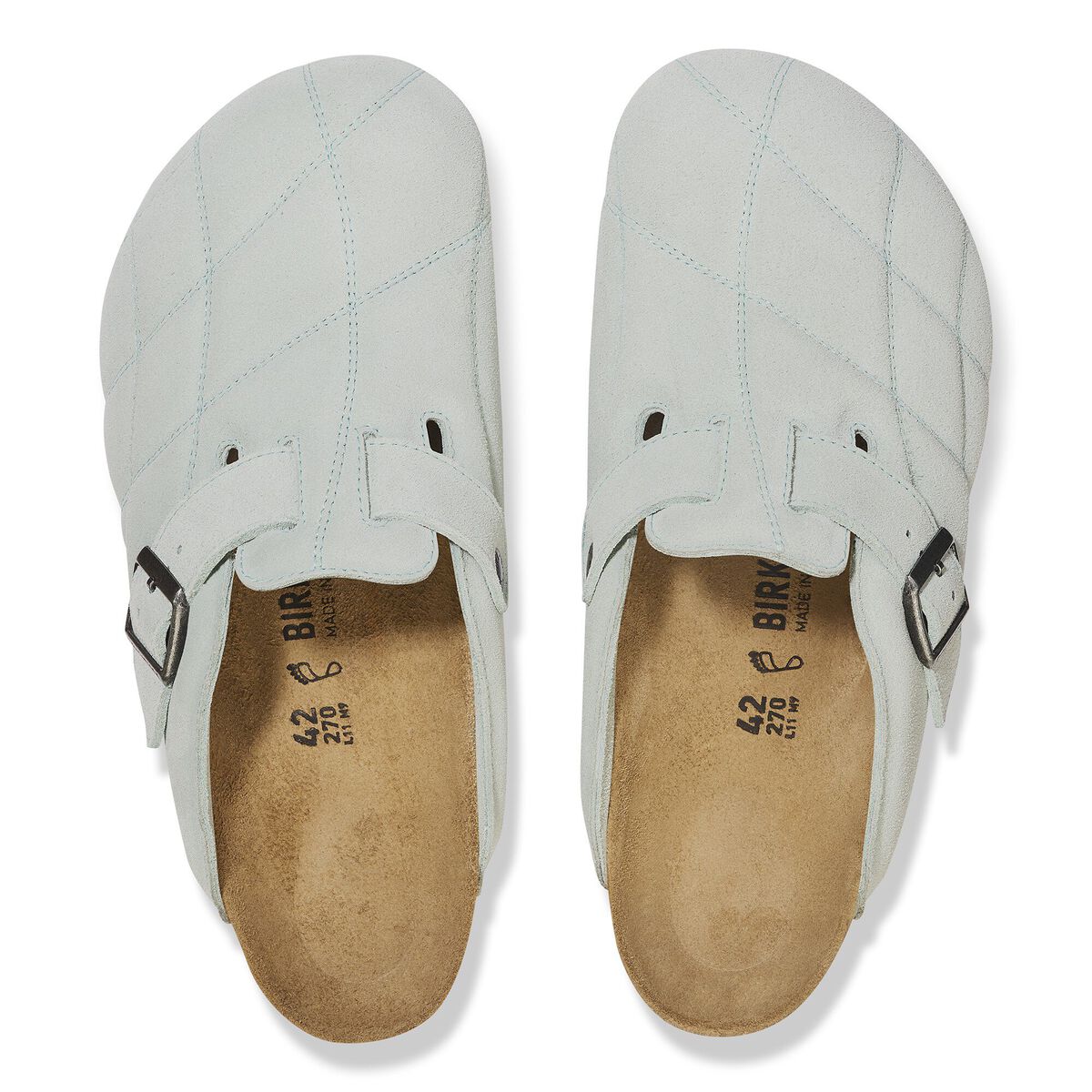 Boston Quilted Suede Leather