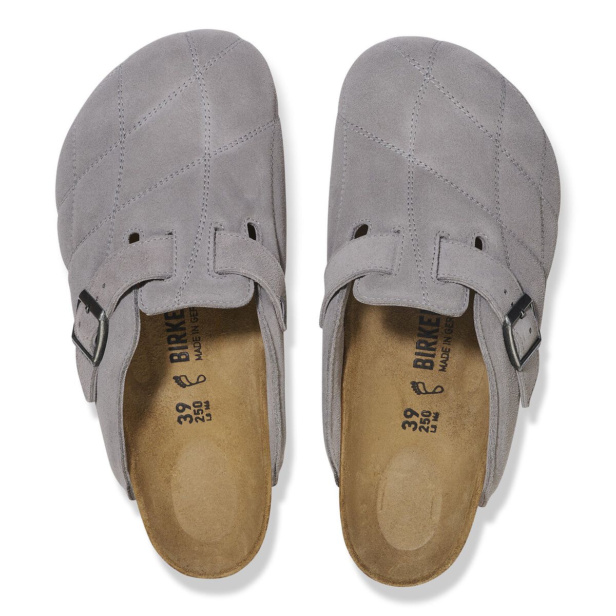 Boston Quilted Suede Leather
