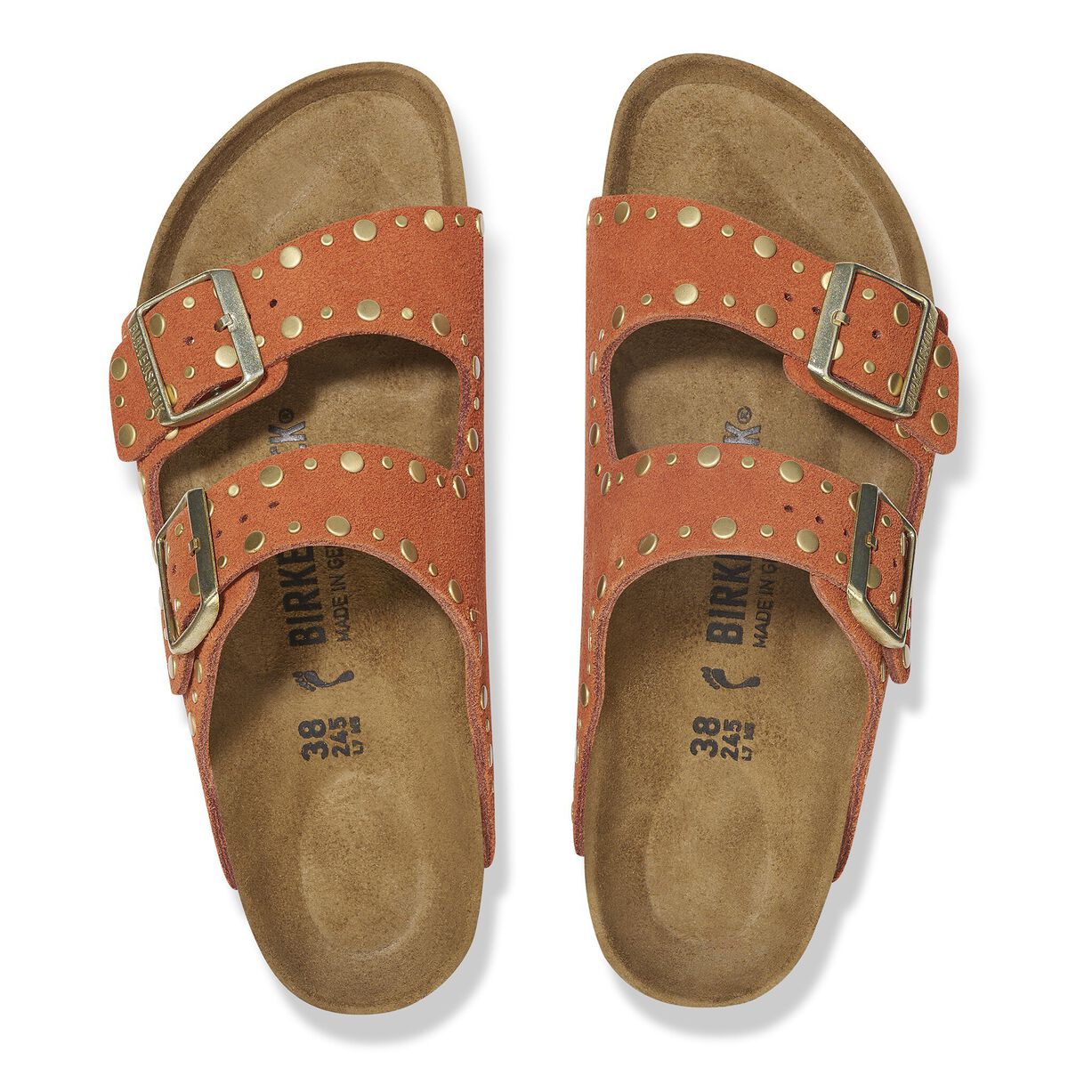 Arizona Rivets Suede Leather