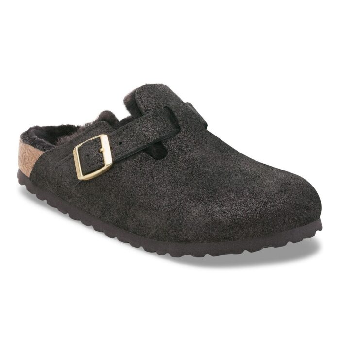Boston Shearling Suede Leather-Shearling