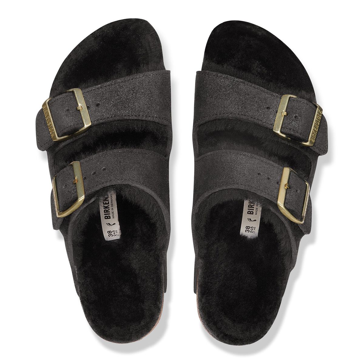 Arizona Shearling Suede Leather-Shearling