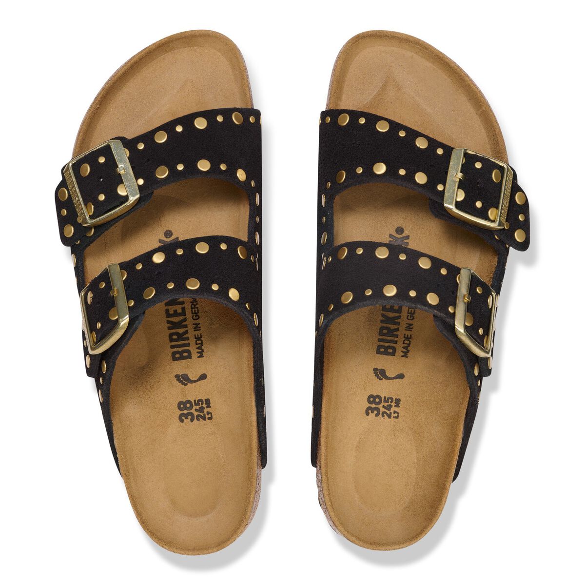 Arizona Rivets Suede Leather