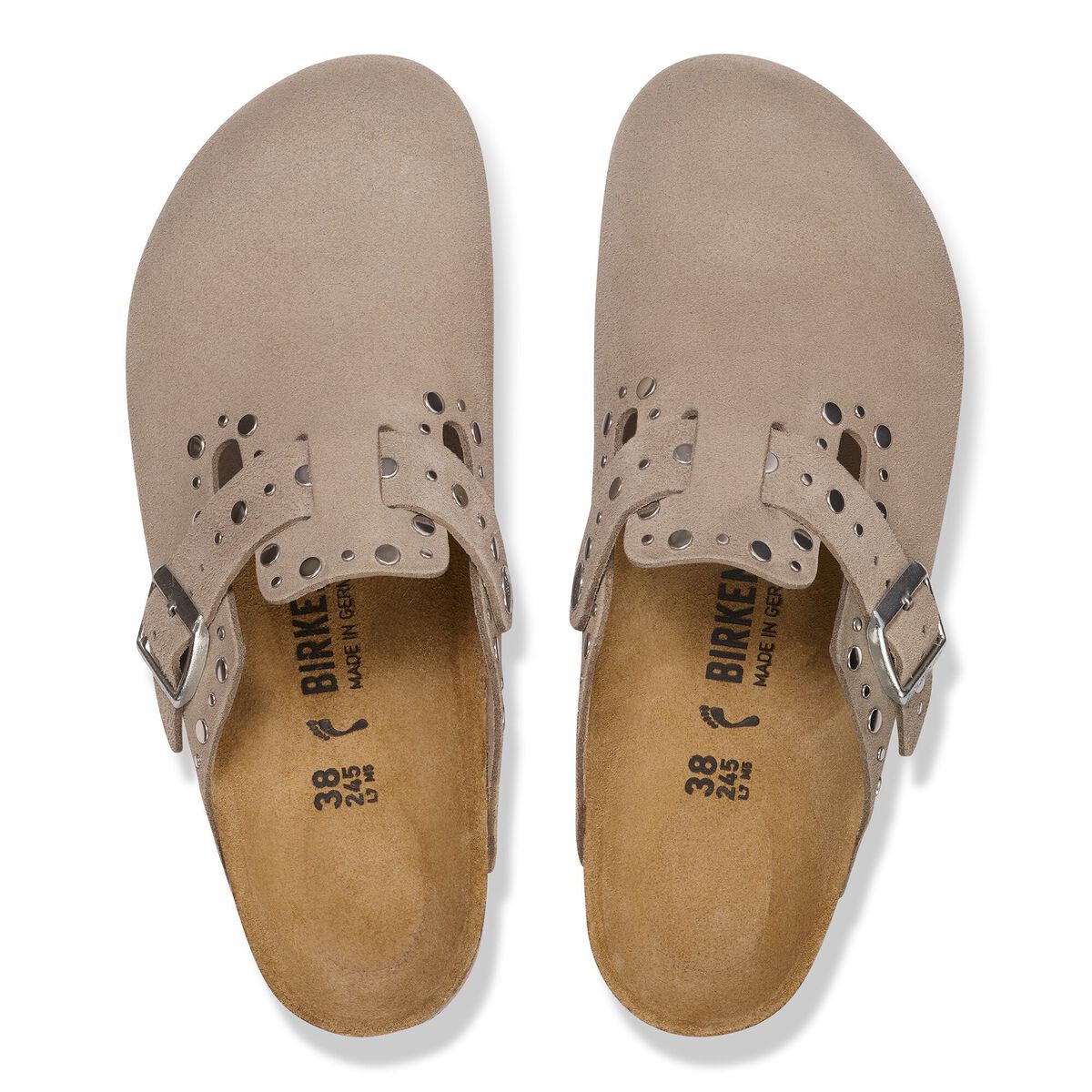 Boston Rivets Suede Leather