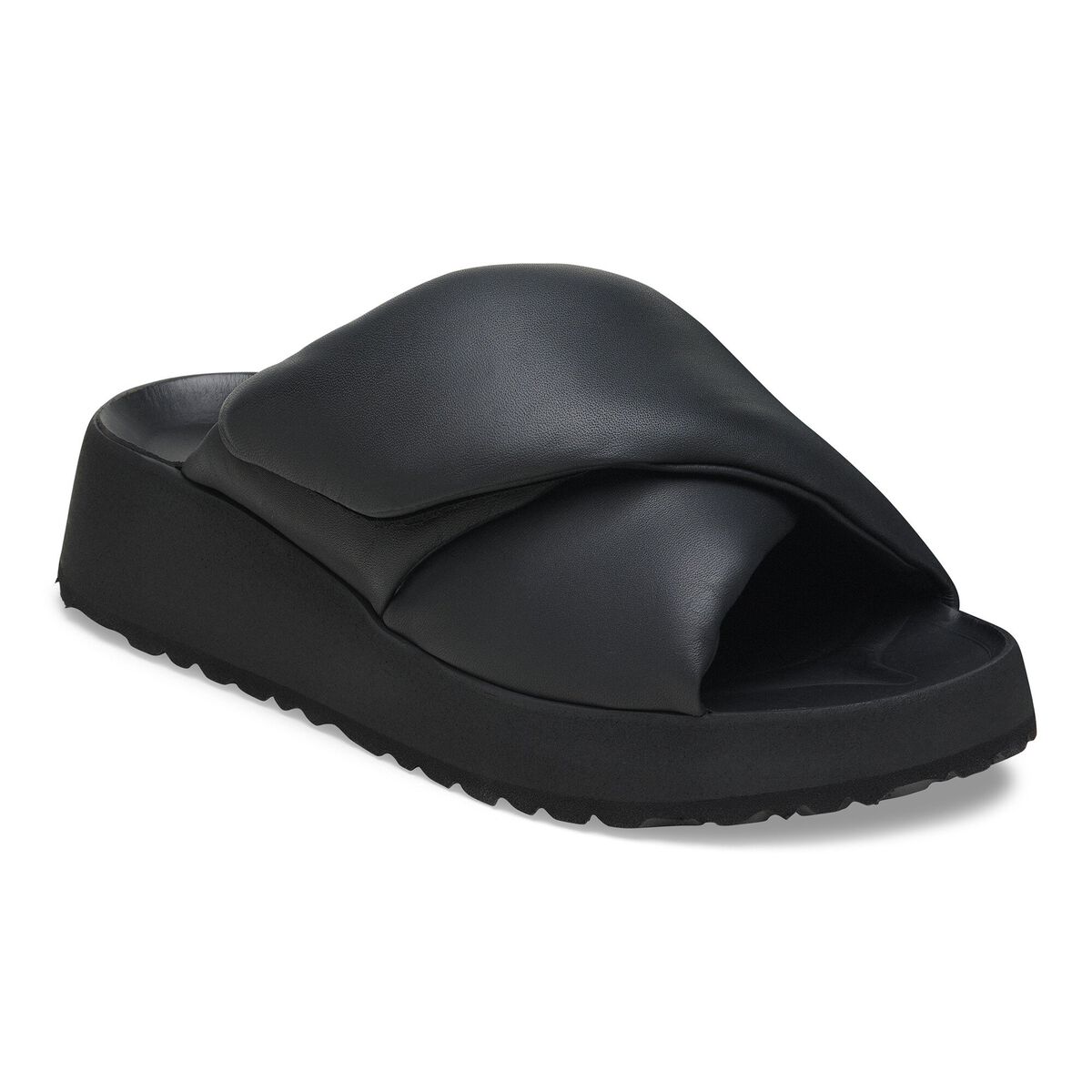 Theda Cross Strap Leather