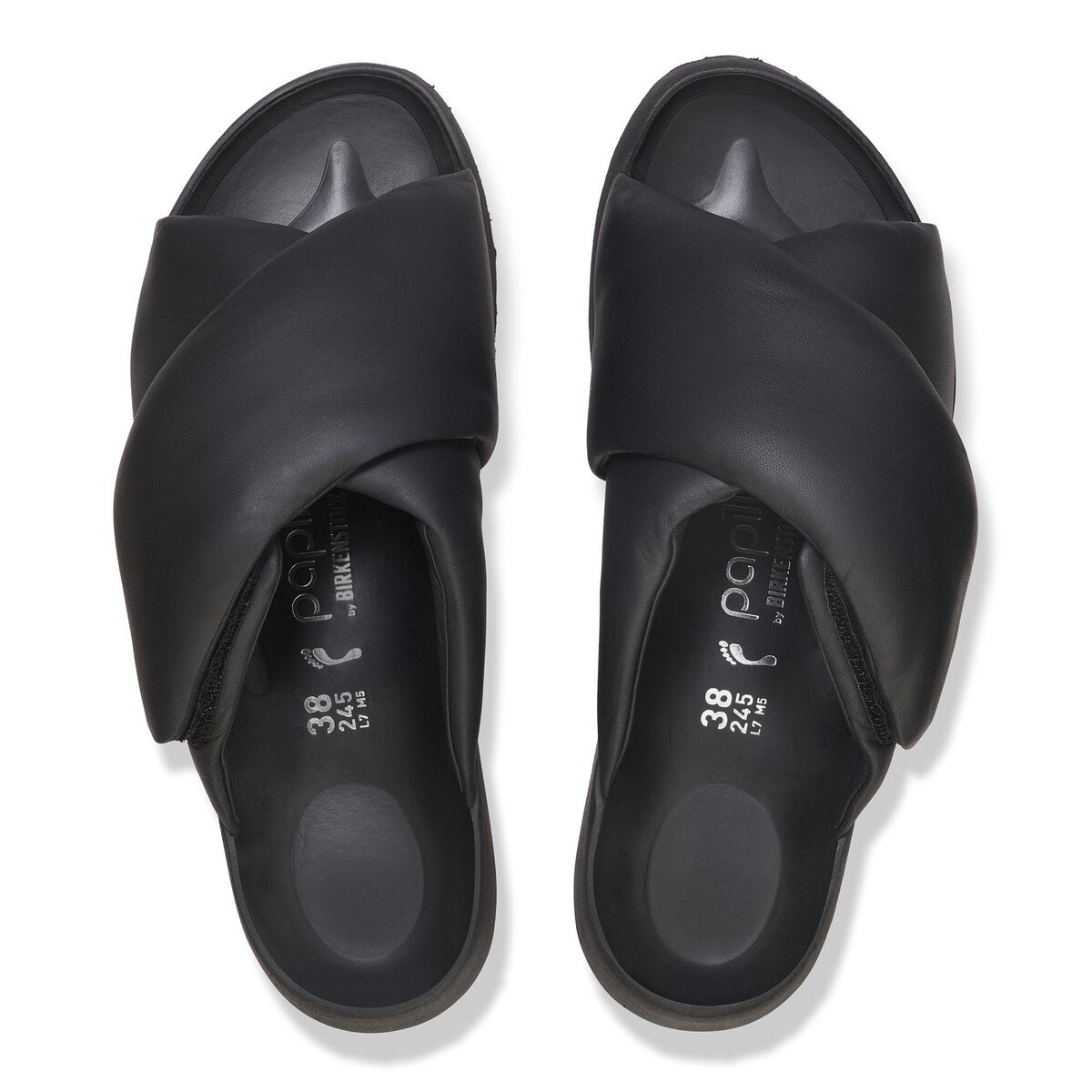 Theda Cross Strap Leather