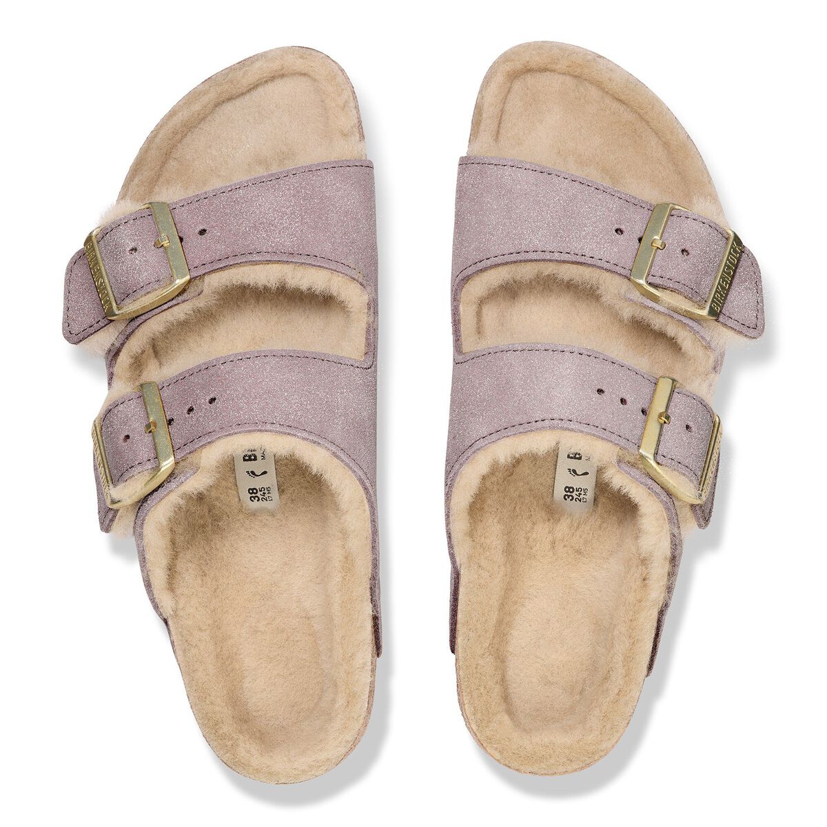 Arizona Shearling Suede Leather-Shearling