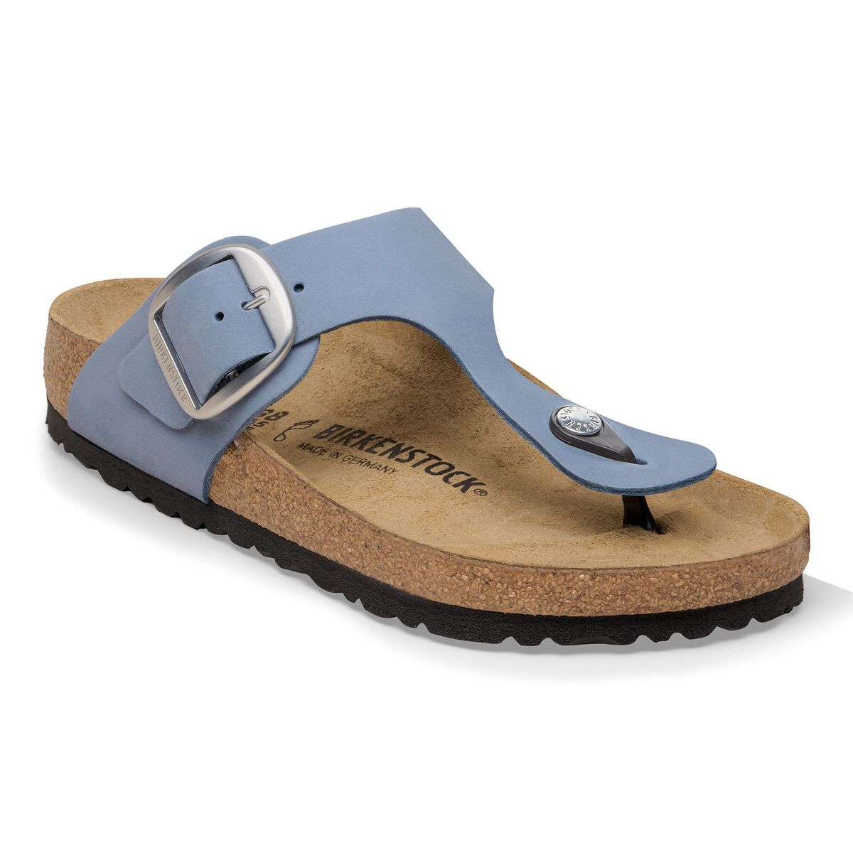 Gizeh Big Buckle Nubuck Leather