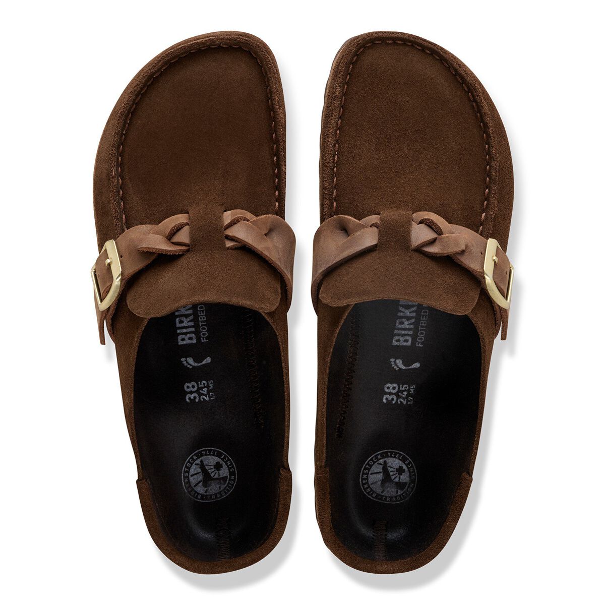 Buckley Braided Suede Leather