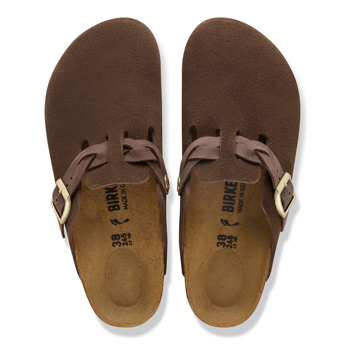 Boston Braided Suede Leather