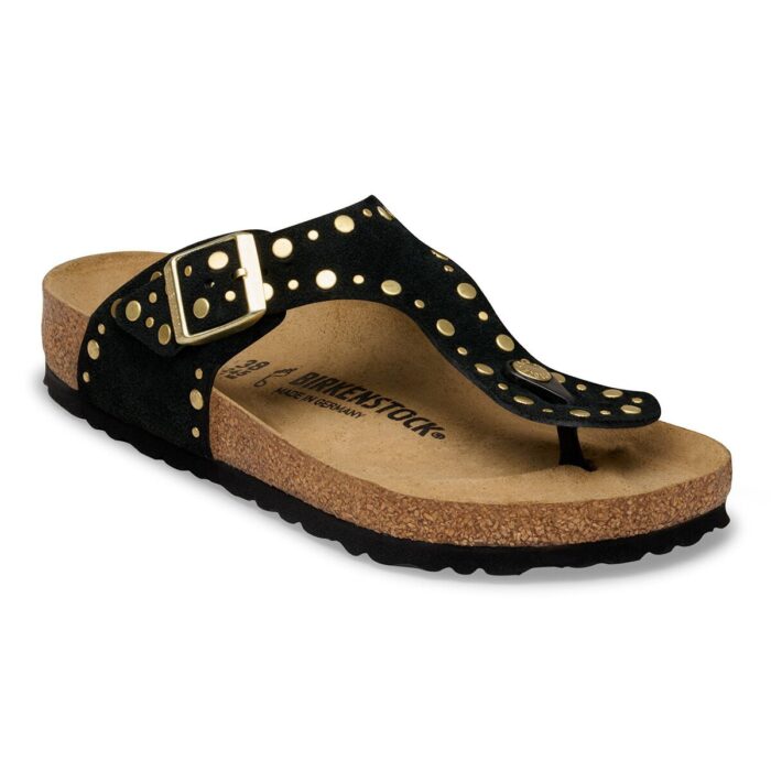 Gizeh Rivets Suede Leather