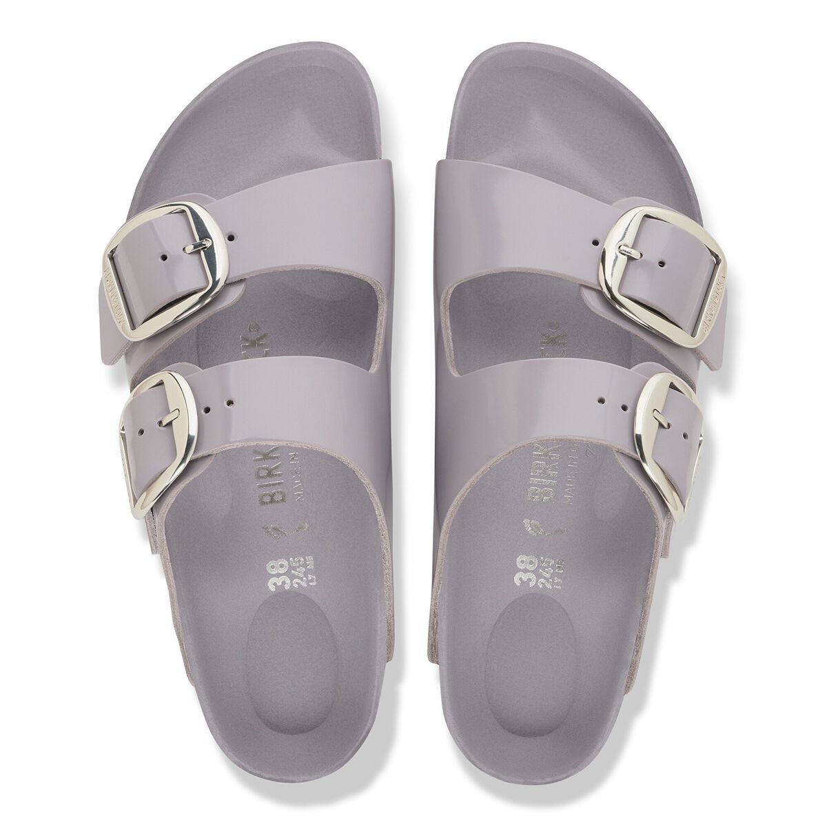 Arizona Big Buckle Natural Leather Patent