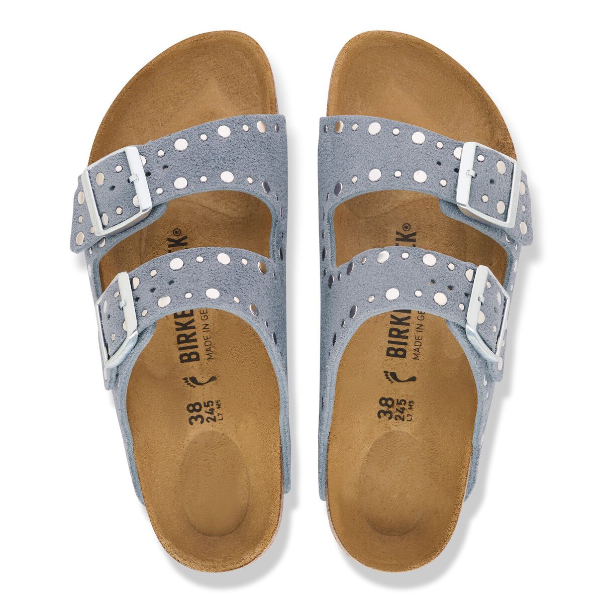 Arizona Rivets Suede Leather