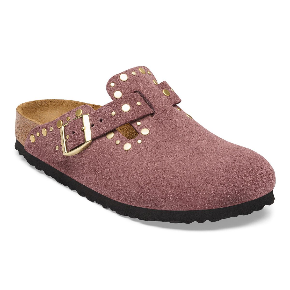 Boston Rivets Suede Leather