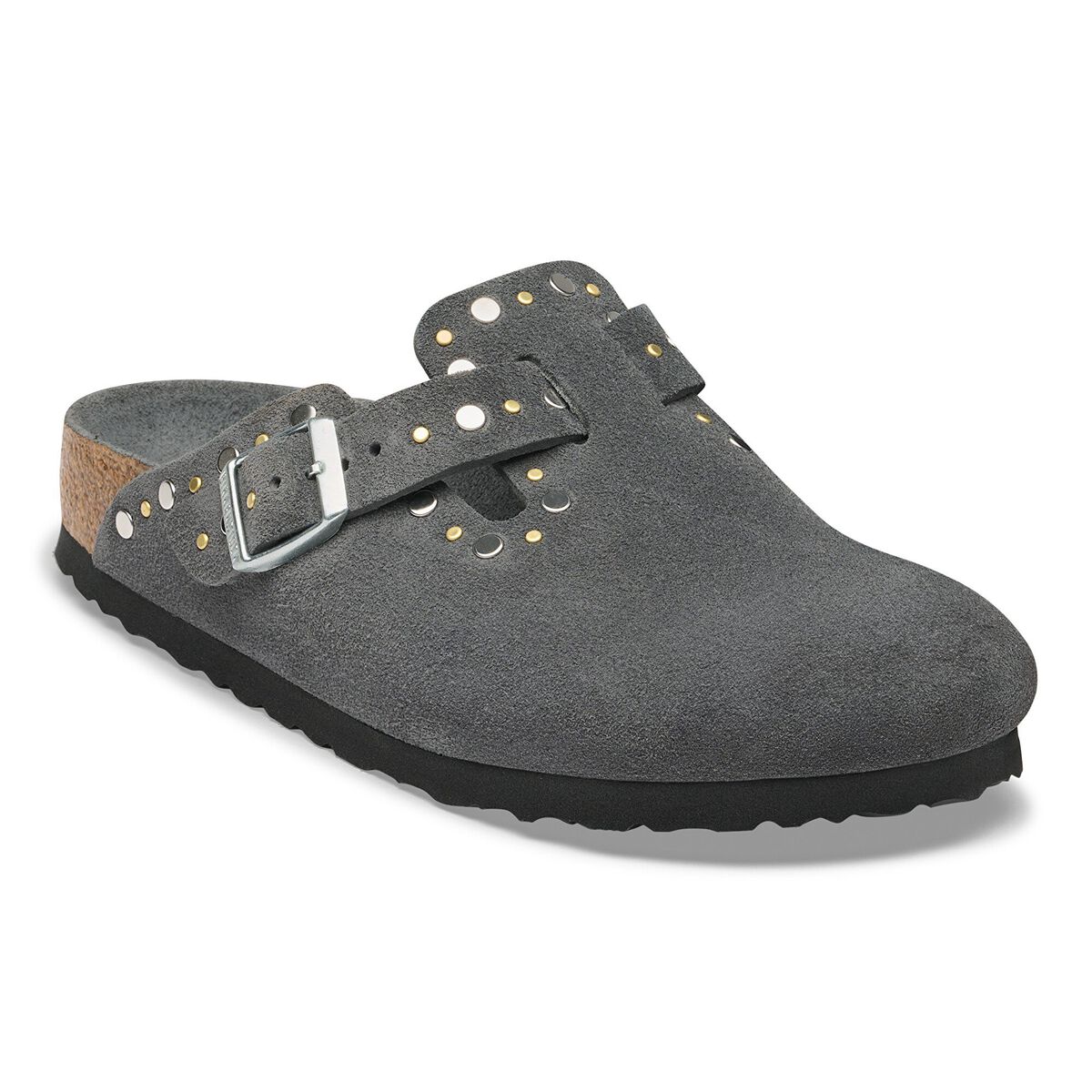 Boston Rivets Suede Leather