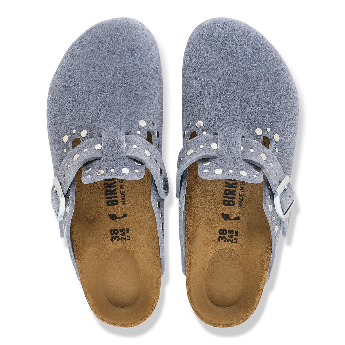 Boston Rivets Suede Leather