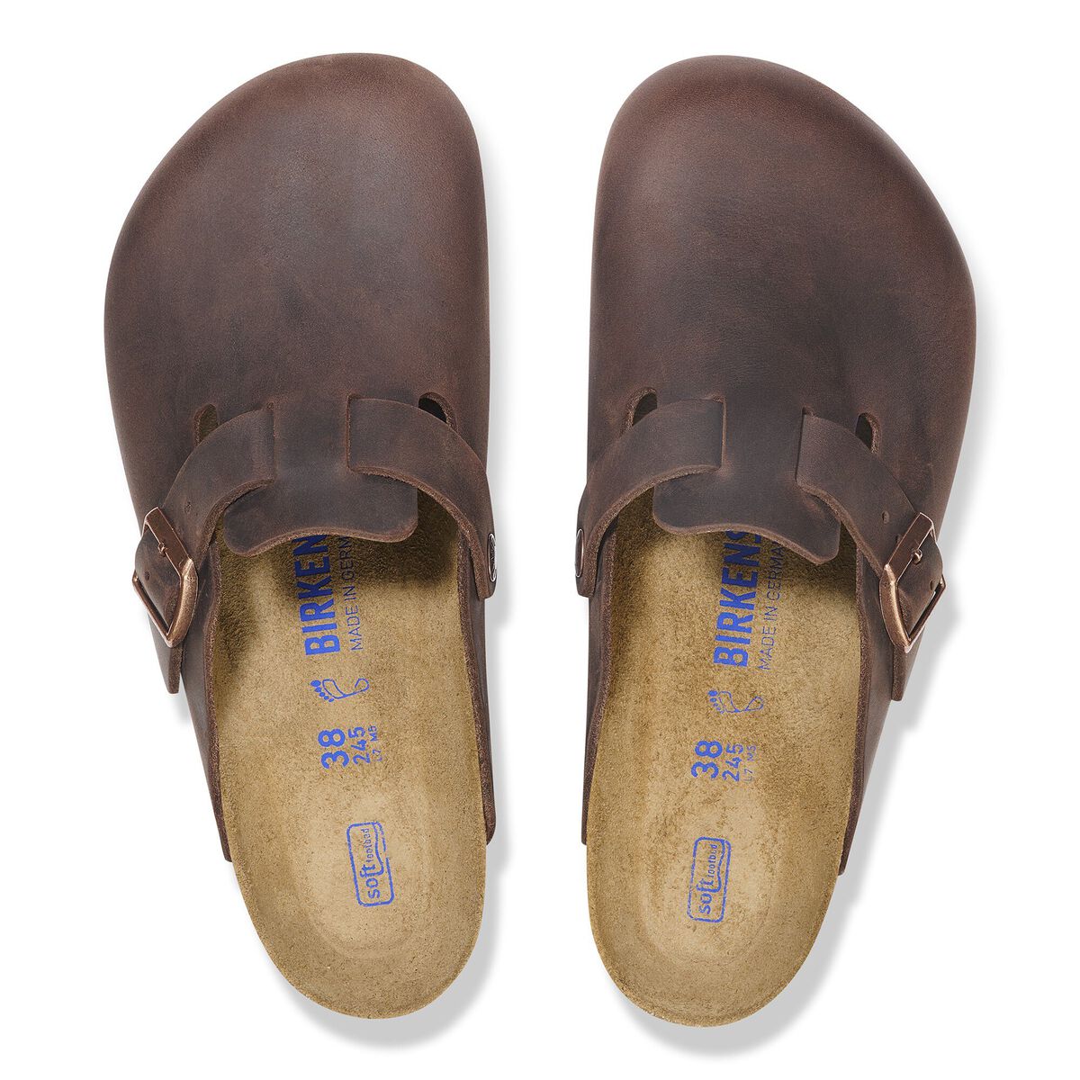 Boston Soft Footbed Oiled Leather
