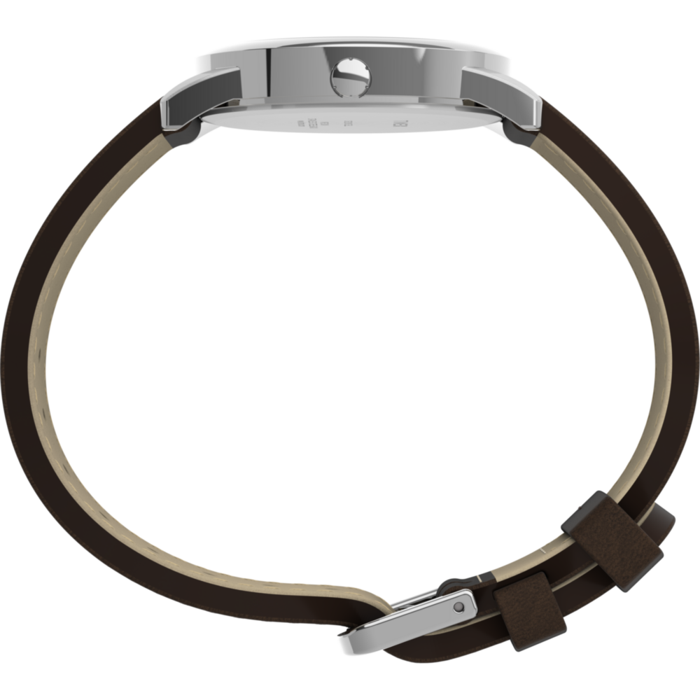 Easy Reader Day Date 35mm Leather Strap Watch