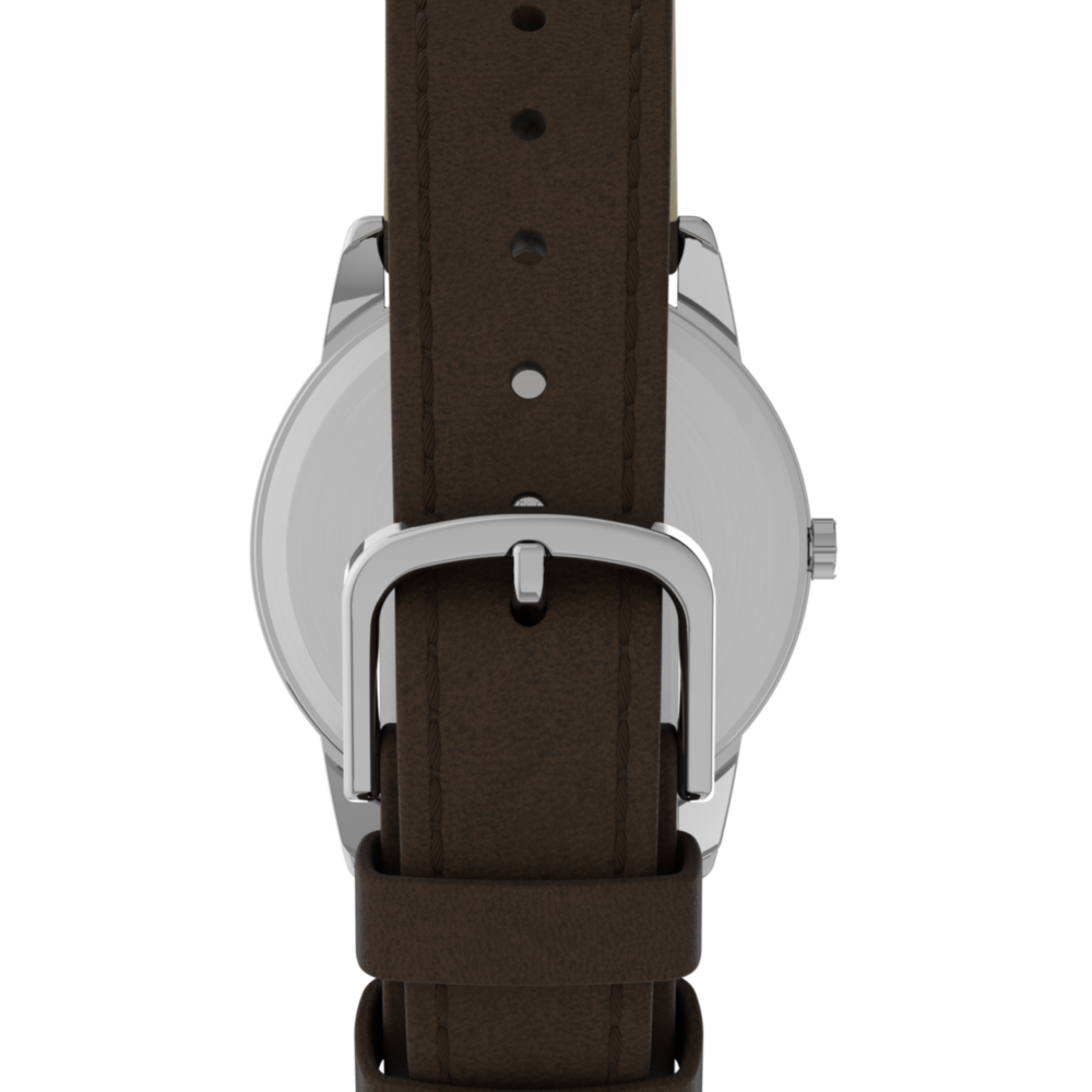 Easy Reader Day Date 35mm Leather Strap Watch