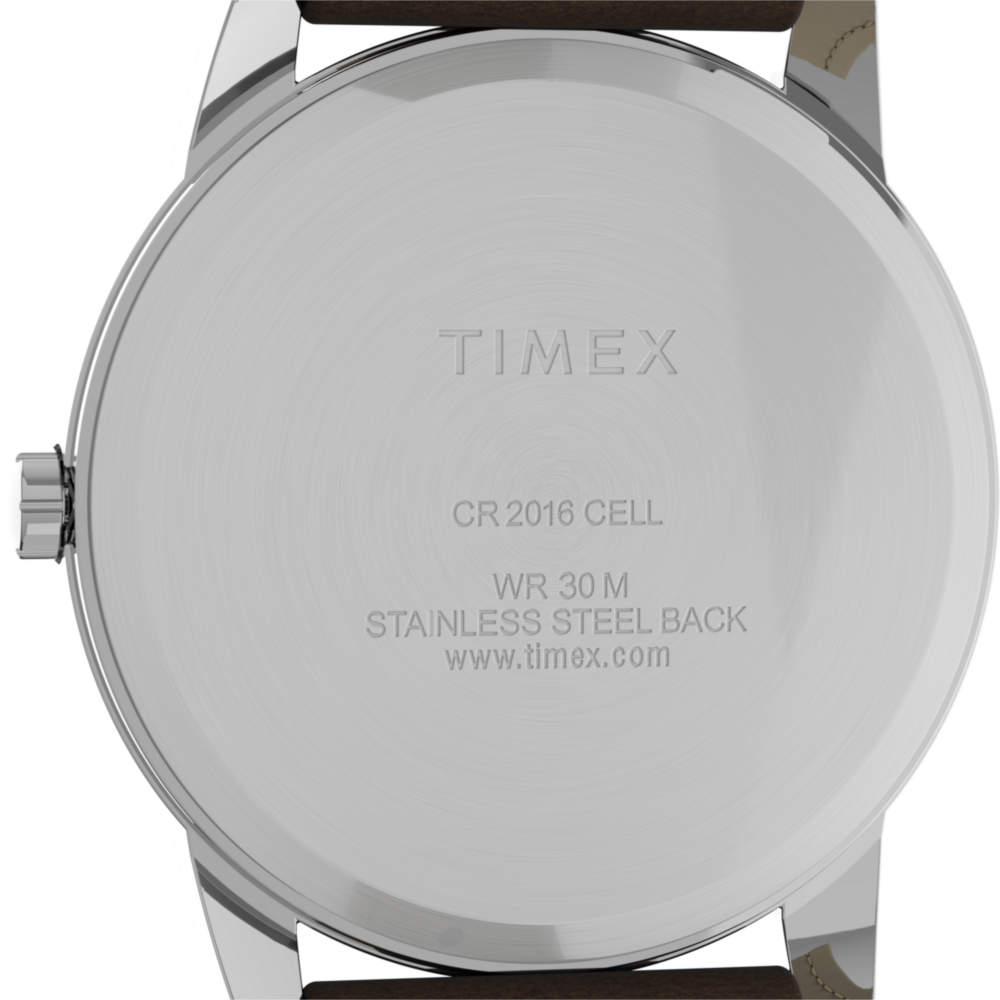 Easy Reader Day Date 35mm Leather Strap Watch
