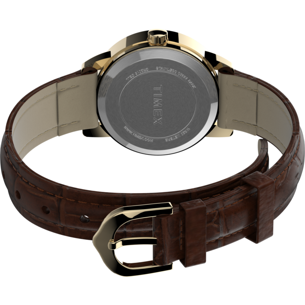 Easy Reader® 25mm Leather Strap Watch