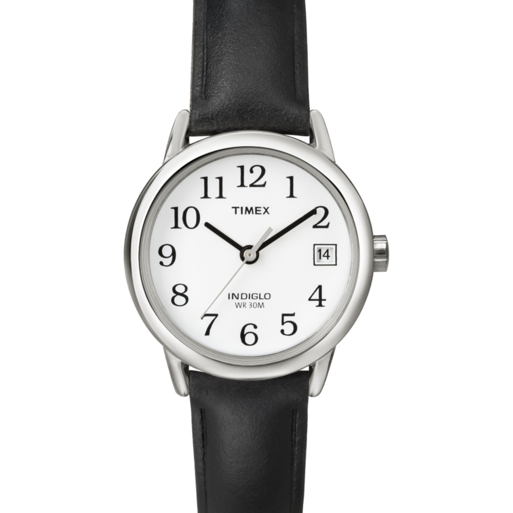 Easy Reader® 25mm Leather Strap Watch