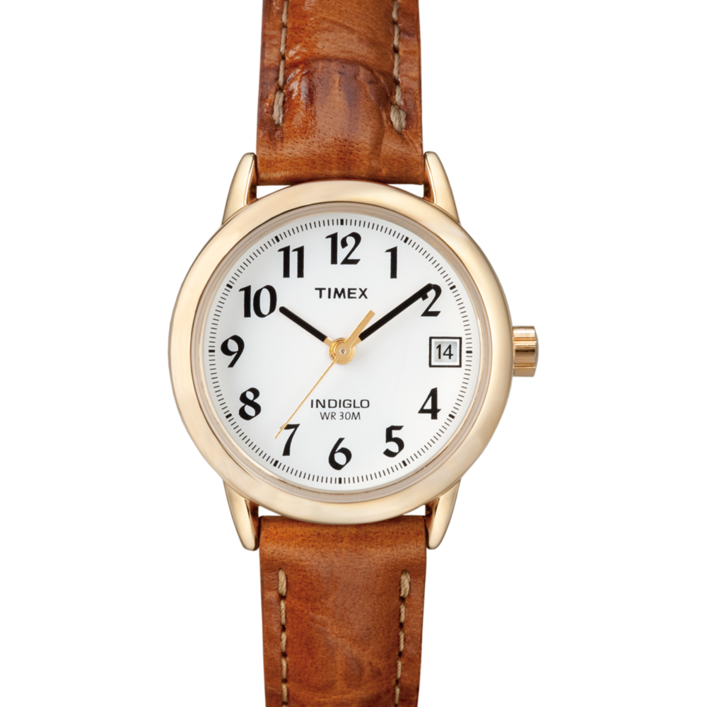 Easy Reader® 25mm Leather Strap Watch