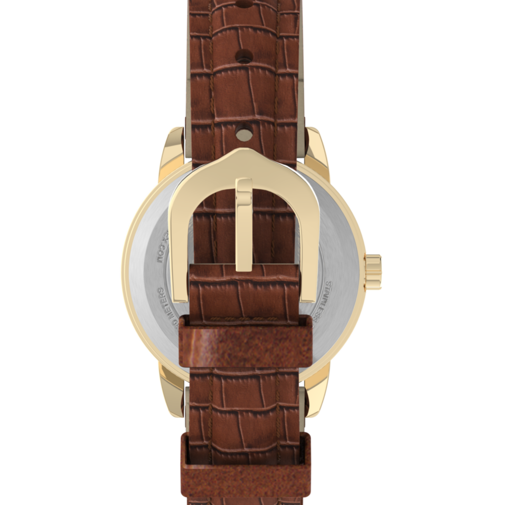 Easy Reader® 25mm Leather Strap Watch