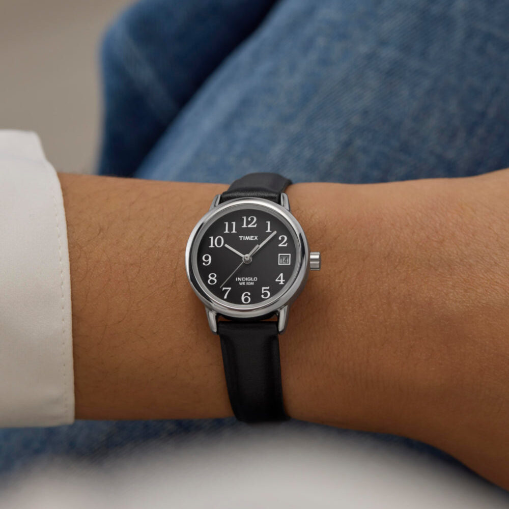 Easy Reader® 25mm Leather Strap Watch