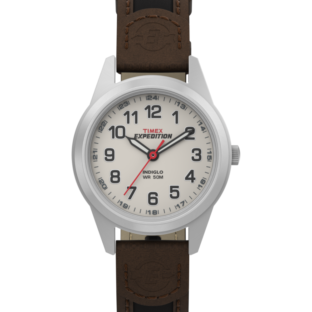 Expedition Field Mini 26mm Leather Strap Watch