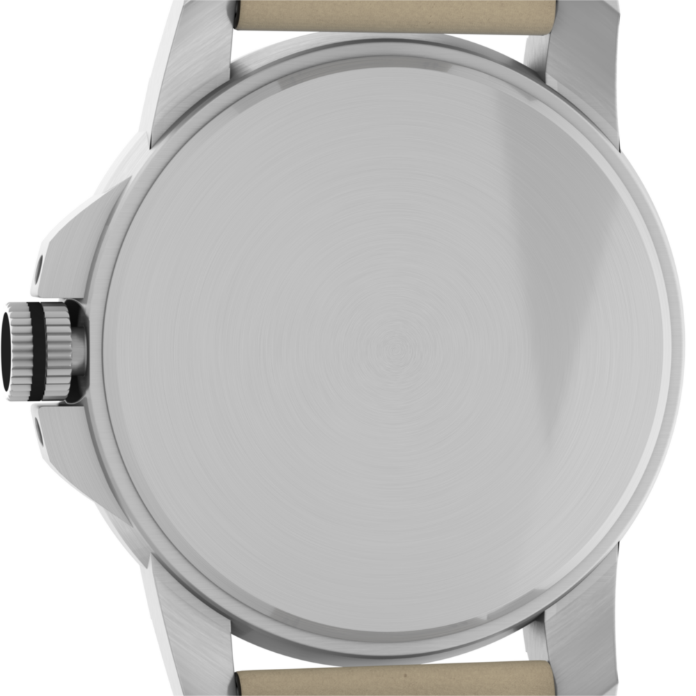 Expedition Metal Field 40mm Leather Strap Watch