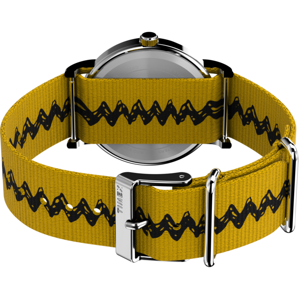 Peanuts® x Timex Charlie Brown 38mm Fabric Strap Watch