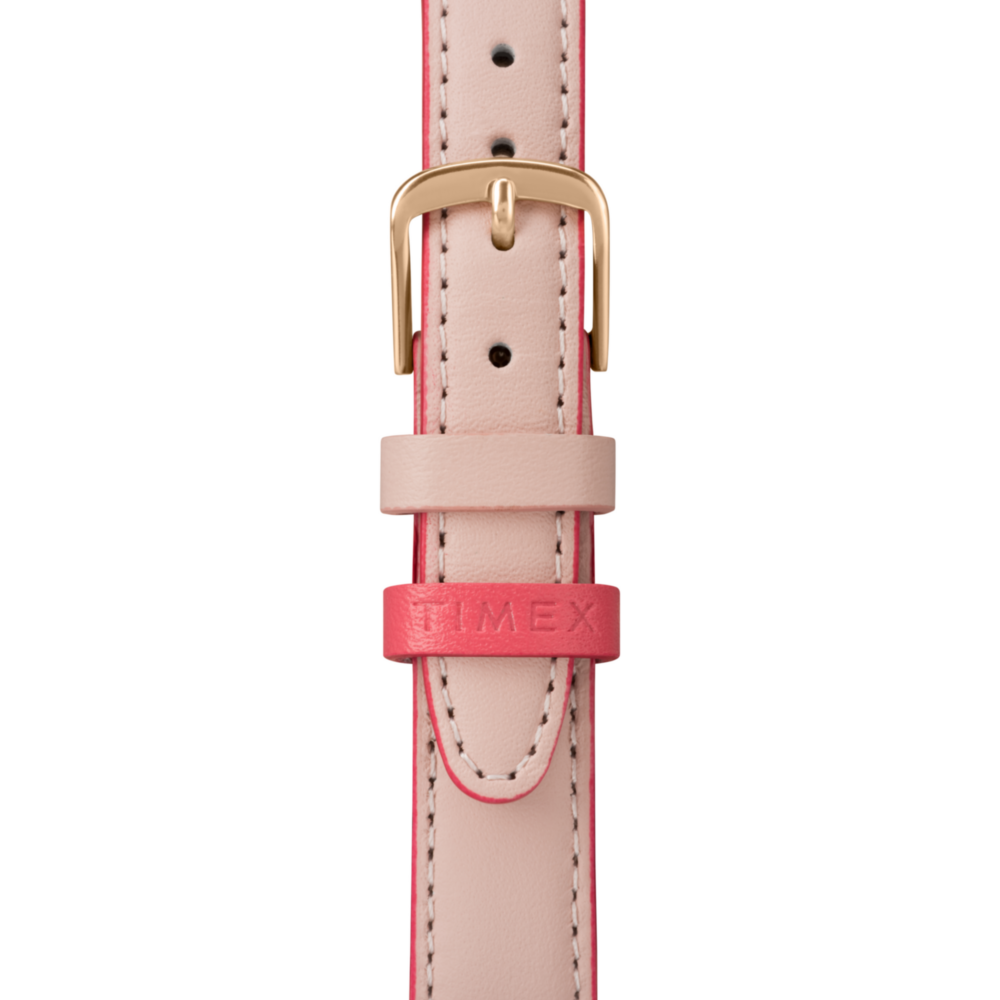 Easy Reader® Color Pop 30mm Leather Strap Watch