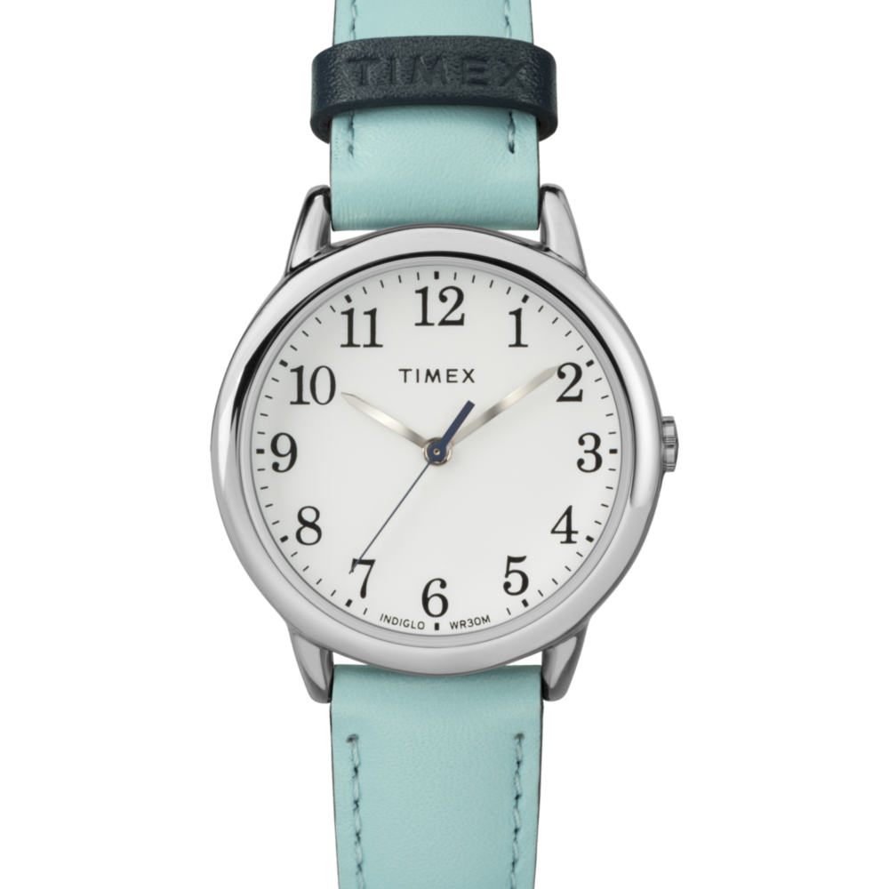 Easy Reader Color Pop 30mm Leather Strap Watch