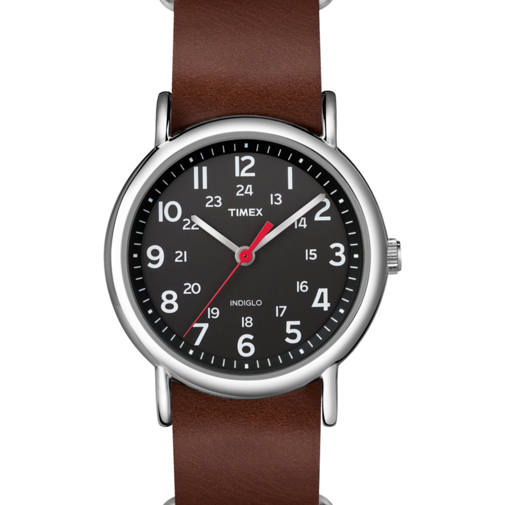 Weekender 38mm Leather Strap Watch
