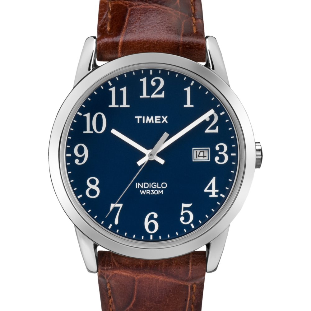 Easy Reader 38mm Leather Strap Watch