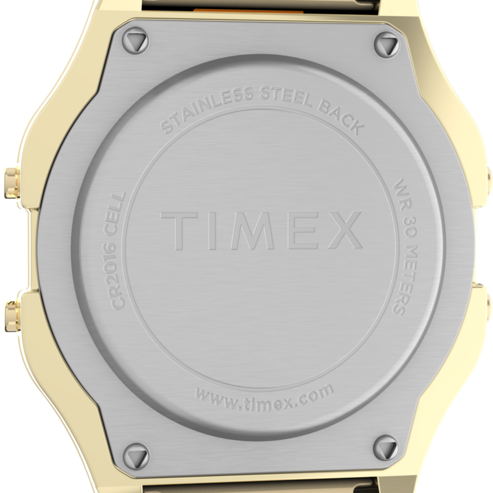 Timex T80 34mm Stainless Steel Bracelet Watch