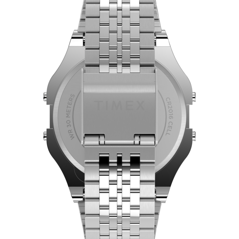 Timex T80 34mm Stainless Steel Bracelet Watch