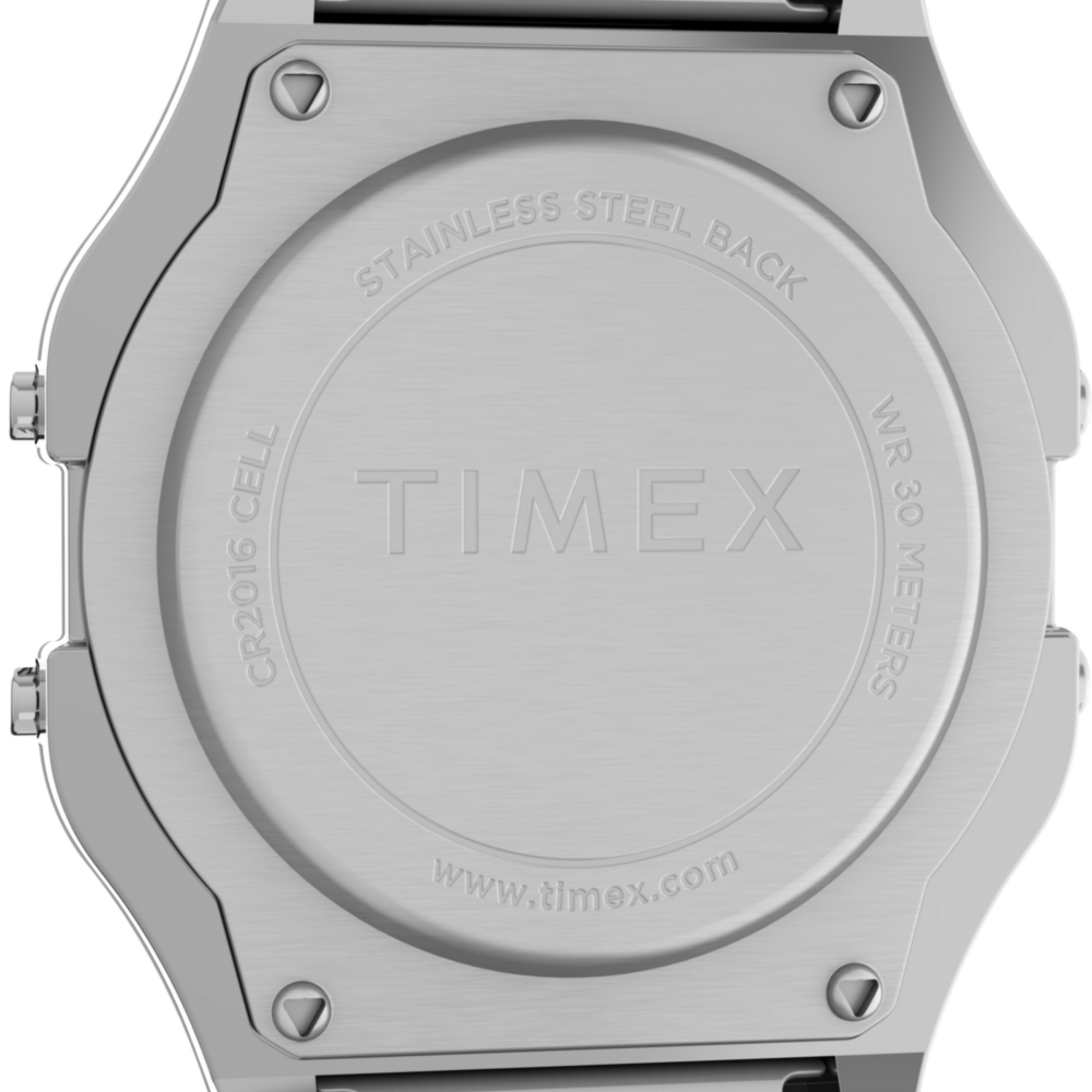 Timex T80 34mm Stainless Steel Bracelet Watch