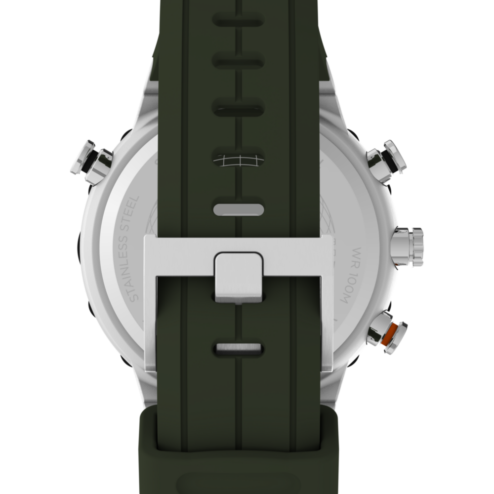 Expedition Tide-Temp-Compass 45mm Silicone Strap Watch