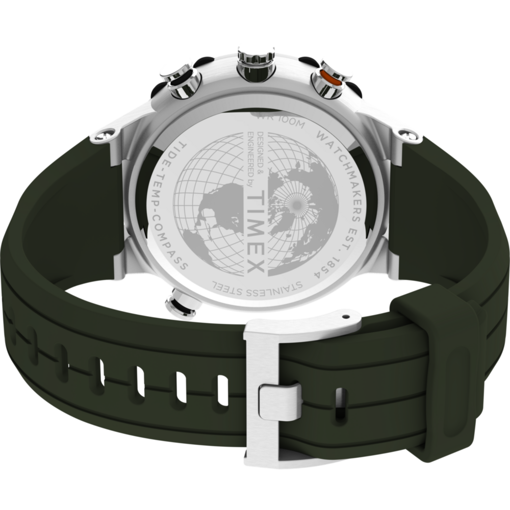 Expedition Tide-Temp-Compass 45mm Silicone Strap Watch