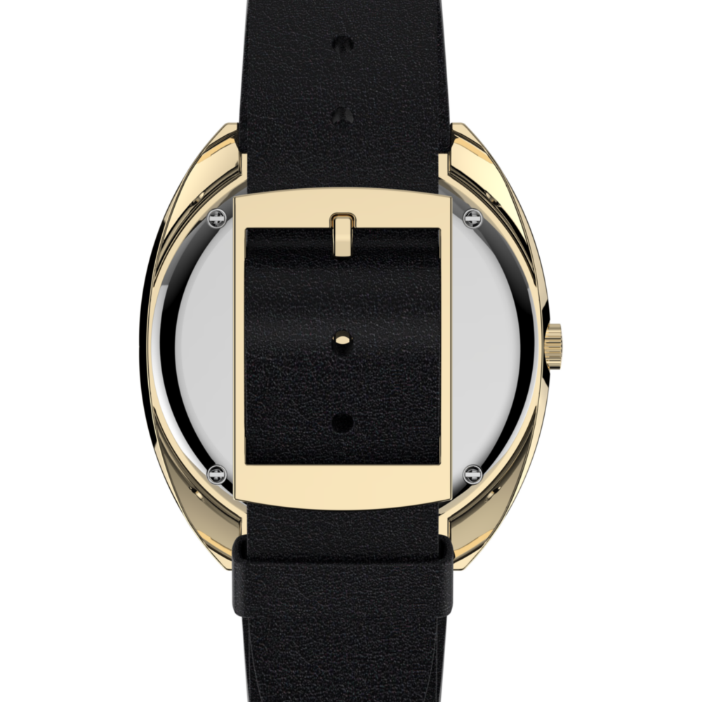 Q Timex 1972 Reissue 39mm Leather Strap Watch