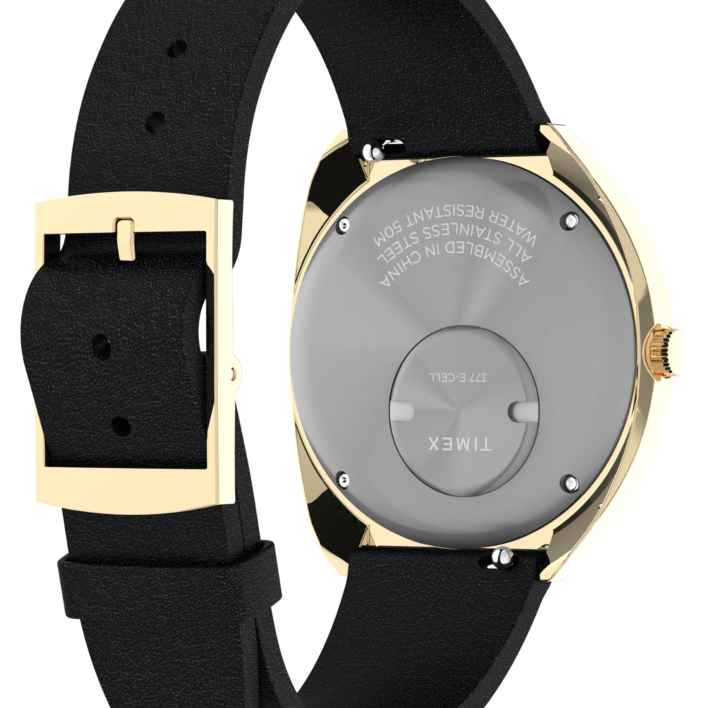Q Timex 1972 Reissue 39mm Leather Strap Watch