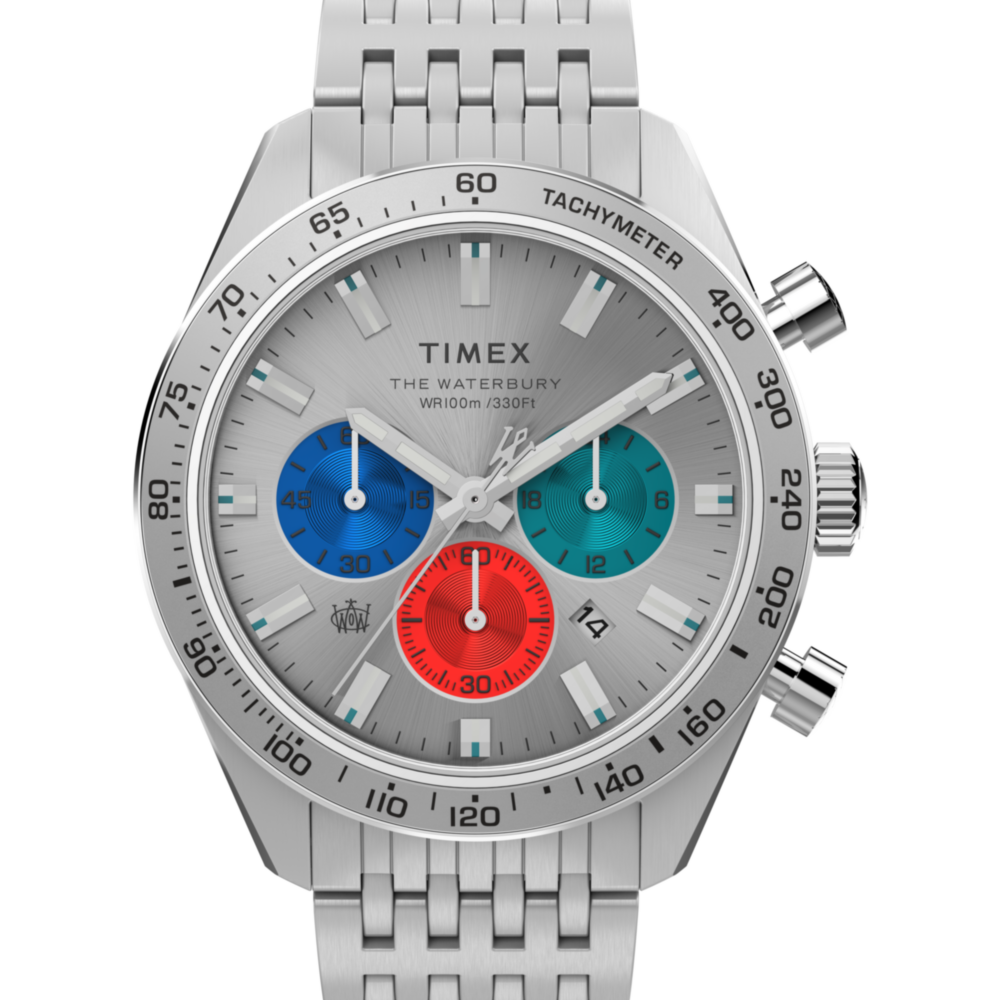 Waterbury Chronograph 41mm Stainless Steel Bracelet Watch