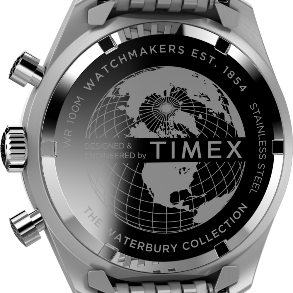 Waterbury Chronograph 41mm Stainless Steel Bracelet Watch