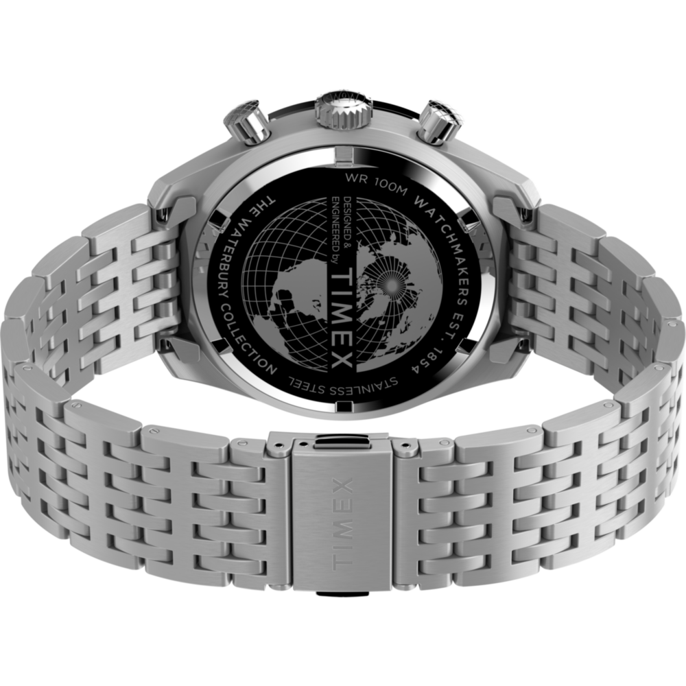 Waterbury Chronograph 41mm Stainless Steel Bracelet Watch