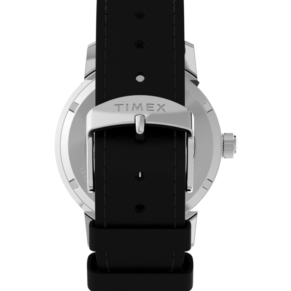 Marlin® Automatic 40mm Leather Strap Watch