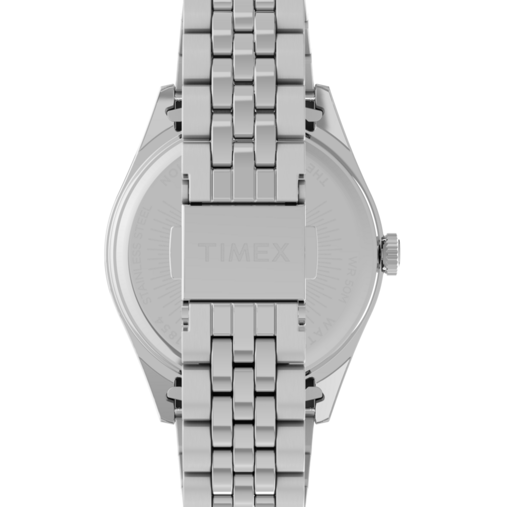 Timex Legacy Day and Date 36mm Stainless Steel Bracelet Watch
