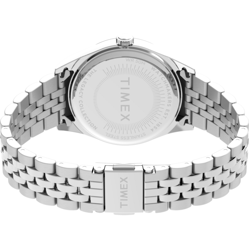 Timex Legacy Day and Date 36mm Stainless Steel Bracelet Watch